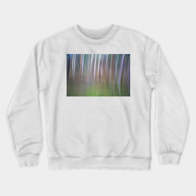 Abstract forest Crewneck Sweatshirt by Bevlyn